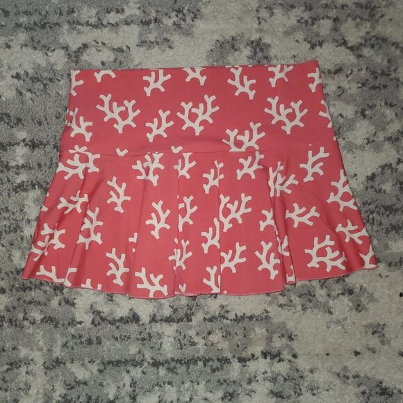 Victoria Secret Mini Skater Skirt with White Print || Small EUC - Picture 1 of 5